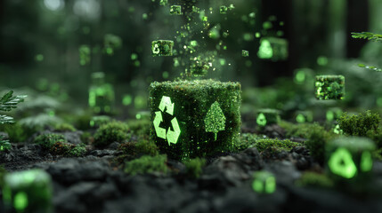 Eco-Friendly Recycling and Sustainability Initiatives with Green Energy Solutions, Waste Management, Environmental Conservation, and Eco-Friendly Technologies for a Sustainable Future