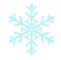 snowflake on white background