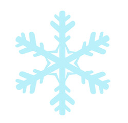 snowflake on white background
