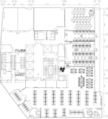 Office Furniture Layout 2D Vector – Staff & Manager Desks