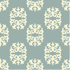 Seamless Pattern Background with Floral Theme