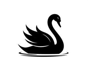 Black swan silhouette (1)