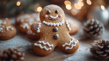 christmas gingerbread man