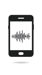 Smartphone with sound wave