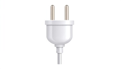 White European power plug