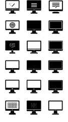 Various computer monitor icons