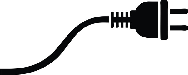 Electrical Plug and Cord Icon power energy 
