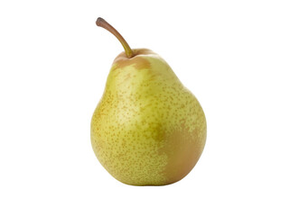 Green Pear Isolated on White Background