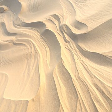Desert sand patterns