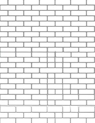 A simple, repeating pattern of rectangular shapes creates a simulated brick wall effect.