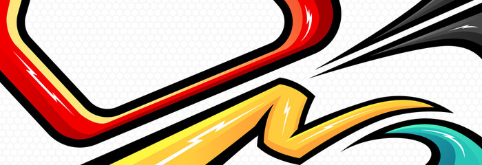 Dynamic Abstract Background for Car Stickers, Wraps, and Livery Graphics