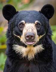 Fototapeta premium Close-up of a bear's face