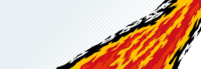 Stylish Diagonal Motion Tear Stripes Abstract Background in Retro Colors