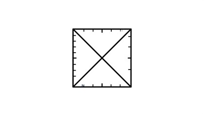 Geometry lesson square diagonals