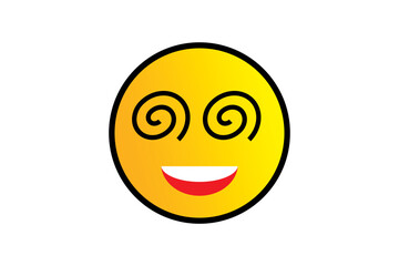 Fototapeta premium icon face emoticon vector design