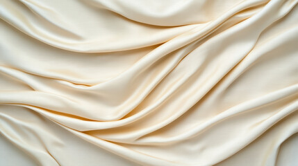Obraz premium Silk sheet creases create soft, elegant texture with ambient lighting enhancing beauty