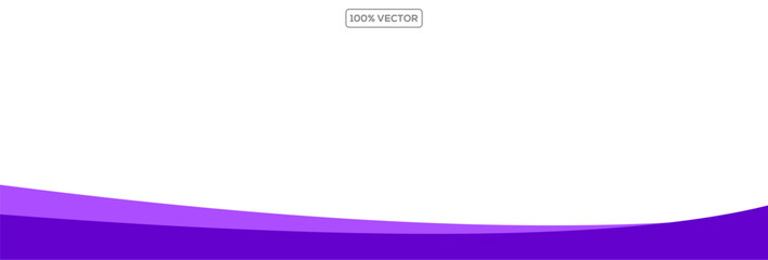 wave separator footers, modern dividers shapes vector illustration element