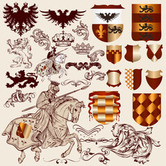European classical ethnic pattern hand-drawn design materials