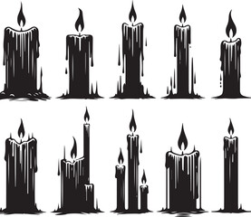 Abstract geometric silhouette banner design isolated on transparent background