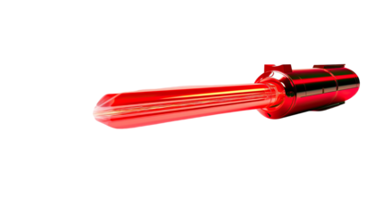 red laser beam on white background