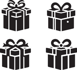 Abstract geometric silhouette shape isolated on transparent background