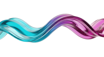 Abstract Wavy Gradient Fluid with Color Transitions.