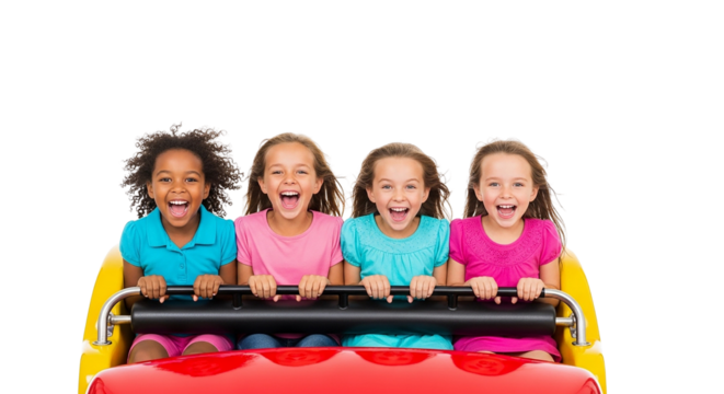 An elegant woman in a red coat is walking down a Parisian street under a colorful umbrella on a rainy day - Powered by Adobe