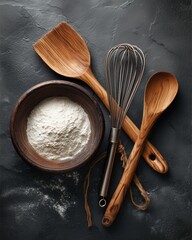 Rustic Kitchen Tools Wall Art