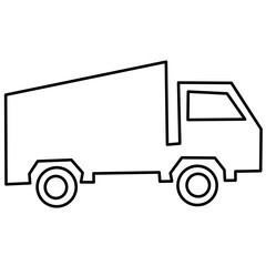 vector truck icon