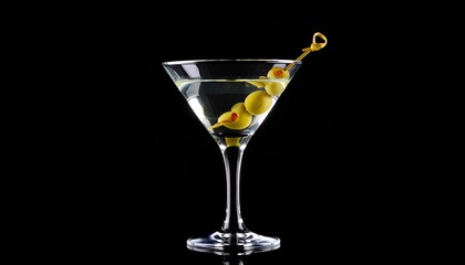 Martini olives drink night bar menu