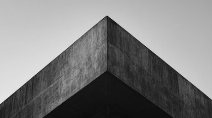 Abstract concrete architectural structure