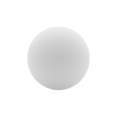 A Large, Soft White Sphere Creates a Serene, Minimalist Visual Against a Bright Background