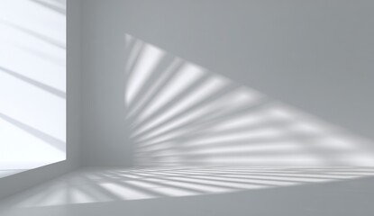 Minimalist room, shadow play