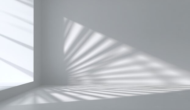 Minimalist room, shadow play