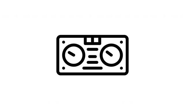 flight minimalist stroke animation