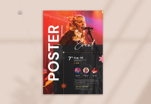 Poster Event Template Layout