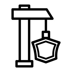 construction Line Icon