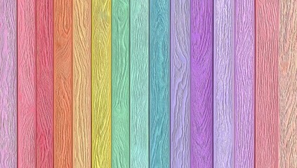 Pastel Wood Planks Background