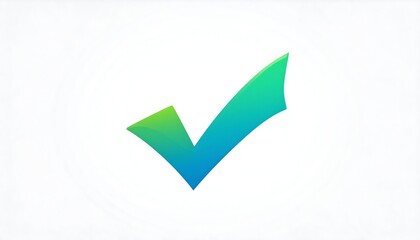 Green checkmark approval symbol