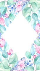 Watercolor floral frame (1)