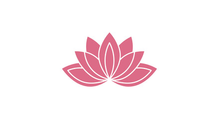 Fototapeta premium a delicate pink lotus flower blooming softly