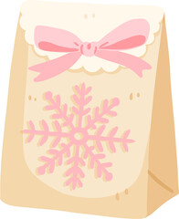 Christmas Gift Bag Illustration