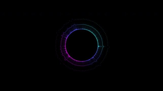 Music equalizer, for music party, 4k footage