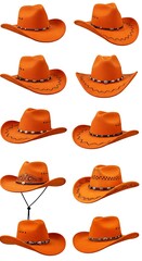 Sunburnt Hues: A Cowboy Hat Collection