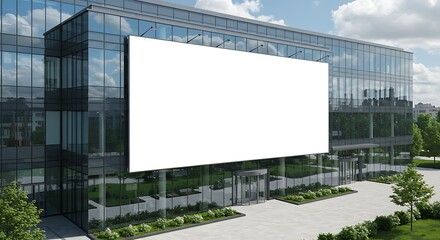 Glass Facade, Blank Canvas