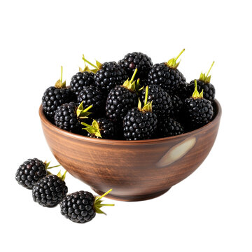 A bowl overflowing with fresh blackberries, showcasing their dark color and plump texture.