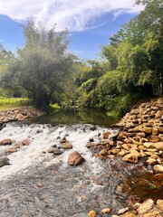 river in the mountains