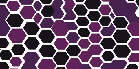 Seamless vector pattern with a geometric hexagonal honeycomb texture