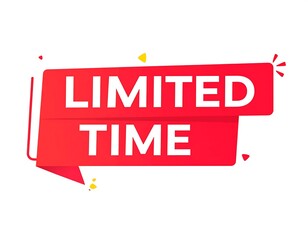 Red Limited Time Offer Banner