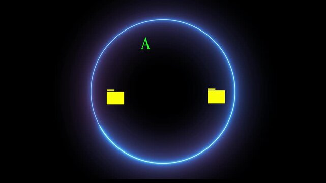 Files icon horizontal all the video folder document digital vector flat design symbol..